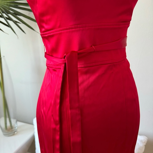 Calvin Klein red dress size 4 - Picture 4 of 11